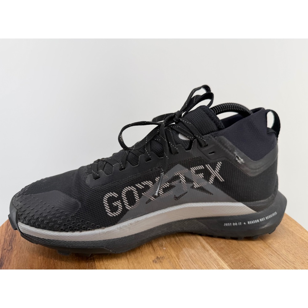 Nike Pegasus Trail 4 GORE-TEX Black Grey Waterproof Running Shoes US 9 - Picture 10 of 13